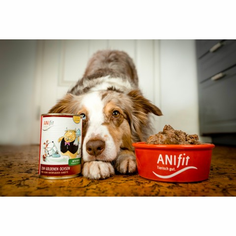 Dog Accessories Wet pet food To the Golden Ox (Zum Goldenen Ochsen) 200g 6 Piece -5- Anifit